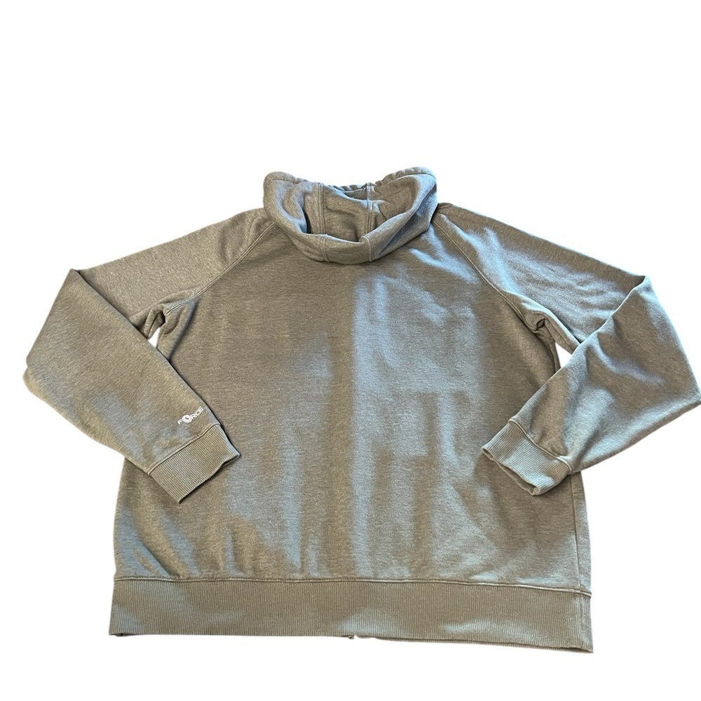 Carhartt Force Olive Relaxed Fit Hoodie Men’s Large Tall - Picture 2 of 8